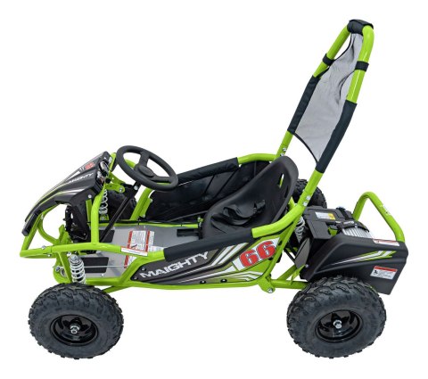 Pojazd Gokart Elektryczny MIGHTY Zielony