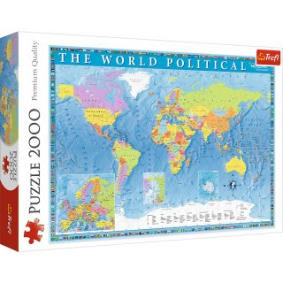 Puzzle - 2000 - Polityczna mapa świata - 27099