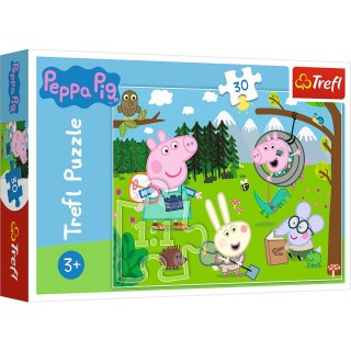 Puzzle - 30 - Leśna wyprawa - Peppa Pig Trefl 18245