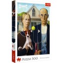 Puzzle - 500 - American Gothic: Psia EdycjaFSC MIX 70% - 37526