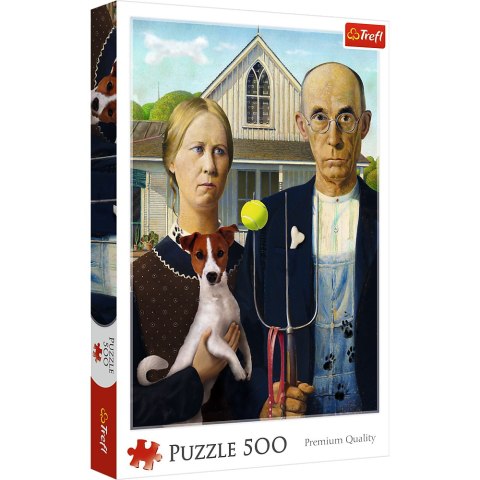 Puzzle - 500 - American Gothic: Psia EdycjaFSC MIX 70% - 37526 Puzzle - 500 - American Gothic: Psia EdycjaFSC MIX 70% - 37526