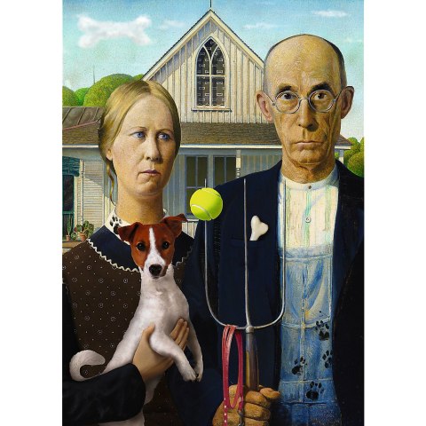Puzzle - 500 - American Gothic: Psia EdycjaFSC MIX 70% - 37526 Puzzle - 500 - American Gothic: Psia EdycjaFSC MIX 70% - 37526