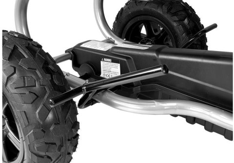 Gokart na Pedały B012 Pompowane Koła Czarny Gokart na Pedały B012 Pompowane Koła Czarny