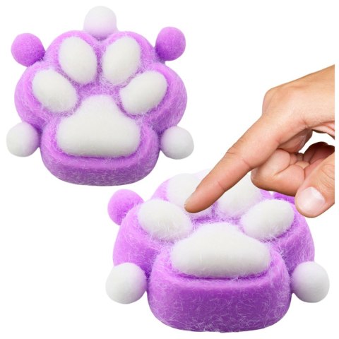 Gniotek Kocia Łapka Zabawka Antystresowa Sensoryczna Sierść Squishy Fioletowa Gniotek Kocia Łapka Zabawka Antystresowa Sensoryczna Sierść Squishy Fioletowa
