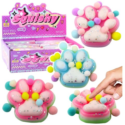 Gniotek Kocia Łapka Zabawka Antystresowa Sensoryczna Squishy MIX Gniotek Kocia Łapka Zabawka Antystresowa Sensoryczna Squishy MIX