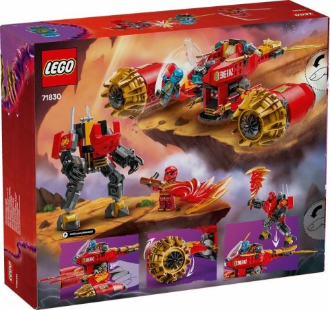 LEGO 71830 NINJAGO Burzowy jeździec-mech Kaia LEGO 71830 NINJAGO Burzowy jeździec-mech Kaia