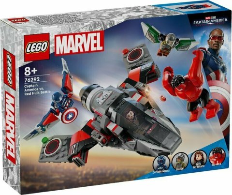 LEGO 76292 SUPER HEROES Kapitan Ameryka kontra Czerwony Hulk - bitwa LEGO 76292 SUPER HEROES Kapitan Ameryka kontra Czerwony Hulk - bitwa
