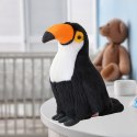 Pluszowa Maskotka Przytulanka Ptak Tukan Czarno Biały 30cm