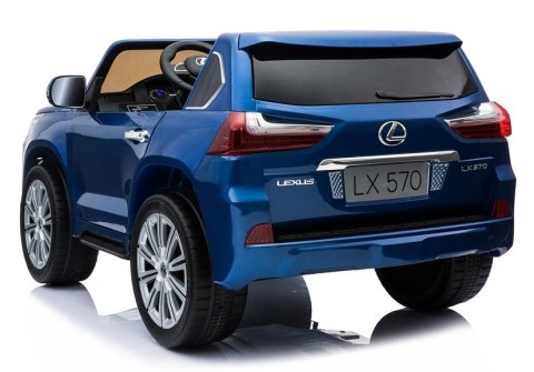 Auto na Akumulator LEXUS DK-LX570 Niebieski Lakierowany Auto na Akumulator LEXUS DK-LX570 Niebieski Lakierowany