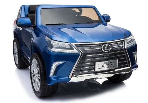 Auto na Akumulator LEXUS DK-LX570 Niebieski Lakierowany Auto na Akumulator LEXUS DK-LX570 Niebieski Lakierowany