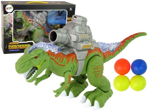 Dinozaur z Katapultą Chodzi Strzela Zielony Dinozaur z Katapultą Chodzi Strzela Zielony