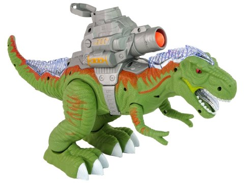 Dinozaur z Katapultą Chodzi Strzela Zielony Dinozaur z Katapultą Chodzi Strzela Zielony