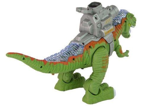 Dinozaur z Katapultą Chodzi Strzela Zielony Dinozaur z Katapultą Chodzi Strzela Zielony