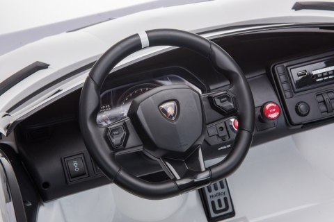 Auto na akumulator Lamborghini Aventador SX2028 Biały Auto na akumulator Lamborghini Aventador SX2028 Biały