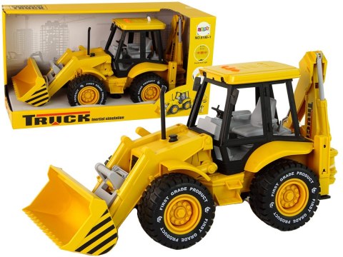 Koparka Traktor Z Napędem Frykcyjnym Dźwięk Żółta Koparka Traktor Z Napędem Frykcyjnym Dźwięk Żółta