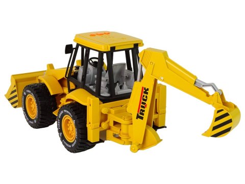 Koparka Traktor Z Napędem Frykcyjnym Dźwięk Żółta Koparka Traktor Z Napędem Frykcyjnym Dźwięk Żółta