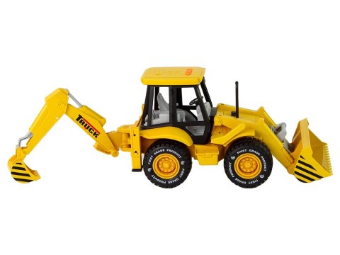 Koparka Traktor Z Napędem Frykcyjnym Dźwięk Żółta Koparka Traktor Z Napędem Frykcyjnym Dźwięk Żółta