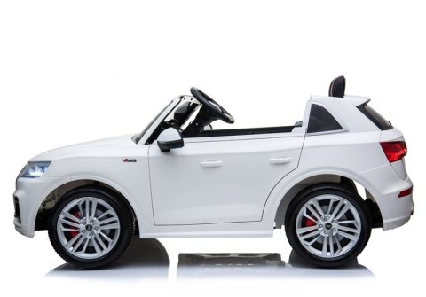 Pojazd na Akumulator Nowe Audi Q5 2-osobowe Białe Pojazd na Akumulator Nowe Audi Q5 2-osobowe Białe