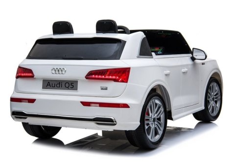 Pojazd na Akumulator Nowe Audi Q5 2-osobowe Białe Pojazd na Akumulator Nowe Audi Q5 2-osobowe Białe