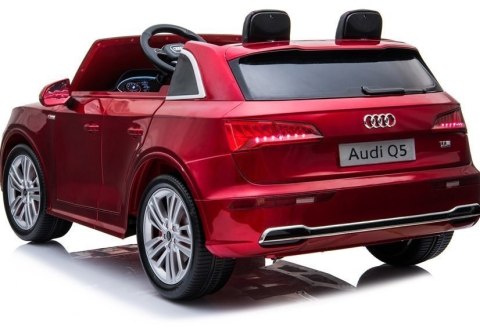 Pojazd na Akumulator Nowe Audi Q5 2-osobowe Czerwone Lakierowane Pojazd na Akumulator Nowe Audi Q5 2-osobowe Czerwone Lakierowane