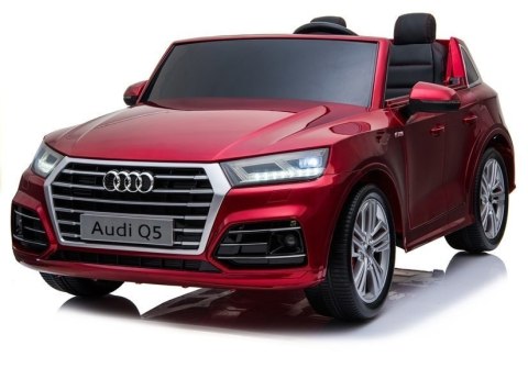 Pojazd na Akumulator Nowe Audi Q5 2-osobowe Czerwone Lakierowane Pojazd na Akumulator Nowe Audi Q5 2-osobowe Czerwone Lakierowane