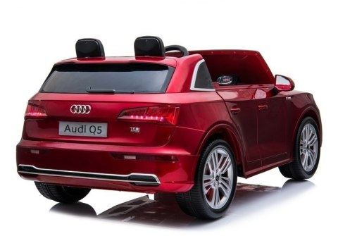 Pojazd na Akumulator Nowe Audi Q5 2-osobowe Czerwone Lakierowane Pojazd na Akumulator Nowe Audi Q5 2-osobowe Czerwone Lakierowane