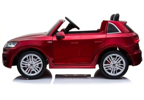 Pojazd na Akumulator Nowe Audi Q5 2-osobowe Czerwone Lakierowane Pojazd na Akumulator Nowe Audi Q5 2-osobowe Czerwone Lakierowane