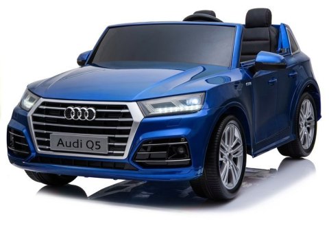 Pojazd na Akumulator Nowe Audi Q5 2-osobowe Niebieskie Lakierowane Pojazd na Akumulator Nowe Audi Q5 2-osobowe Niebieskie Lakierowane