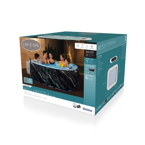 Dmuchane SPA Ogrodowe Hollywood 180 x 66 cm Bestway 6001F Dmuchane SPA Ogrodowe Hollywood 180 x 66 cm Bestway 6001F