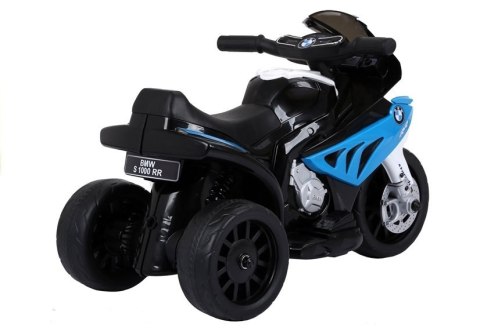 Motor na akumulator BMW S1000RR Trójkołowy Niebieski Motor na akumulator BMW S1000RR Trójkołowy Niebieski