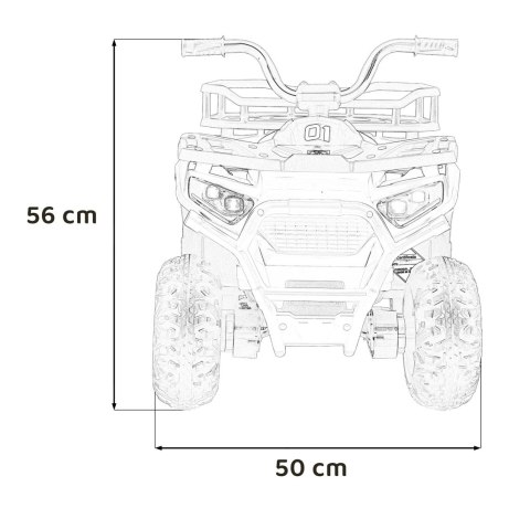 Pojazd Quad ATV Robust 01 Niebieski