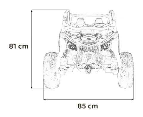 Pojazd Buggy Maverick Turbo RR STRONG Zielony