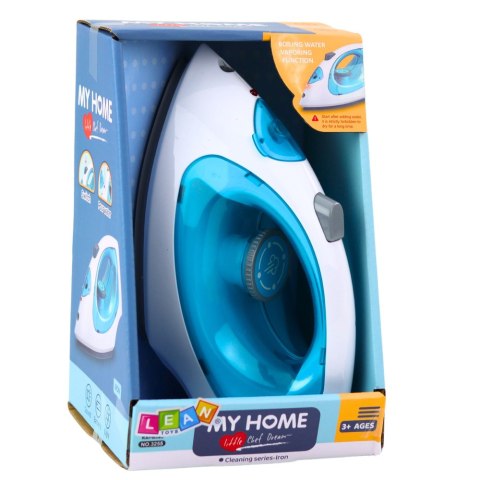 Żelazko Zabawkowe Dla Dzieci Para Światła Dźwięki Niebieskie