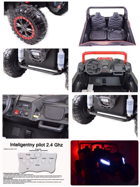 MEGGA BUGGY UTV-2000 DO 100 KG, 4x200W, AMORYZATORY, OLBRZYMI/A032