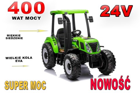OLBRZYMI TRAKTOR MX-616 NA AKUMULATOR Z PILOTEM 24 V, 400 W/A011-24