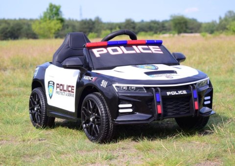 SAMOCHÓD POLICYJNY PROTECT NA AKUMULATOR, MEGAFON, KOGUTY, JAKOSĆ/XMX-629