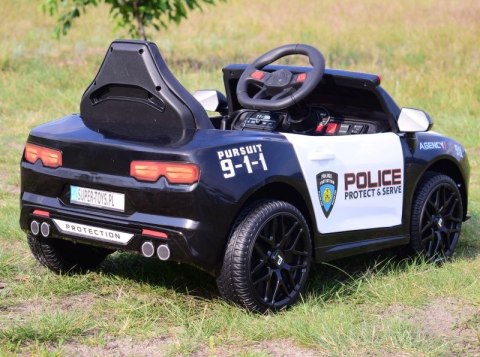 SAMOCHÓD POLICYJNY PROTECT NA AKUMULATOR, MEGAFON, KOGUTY, JAKOSĆ/XMX-629