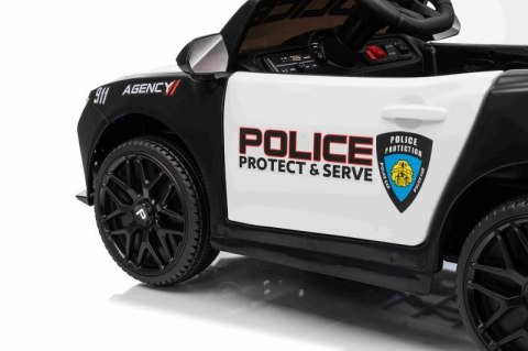 SAMOCHÓD POLICYJNY PROTECT NA AKUMULATOR, MEGAFON, KOGUTY, JAKOSĆ/XMX-629