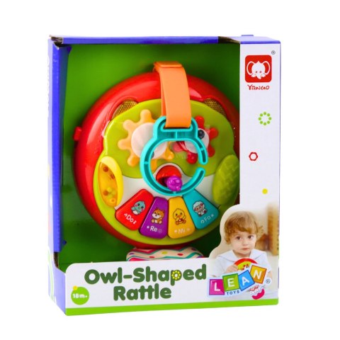 Interaktywna Sowa Zawieszka Ruchome Elementy Pianinko Szeleszczący Ogon