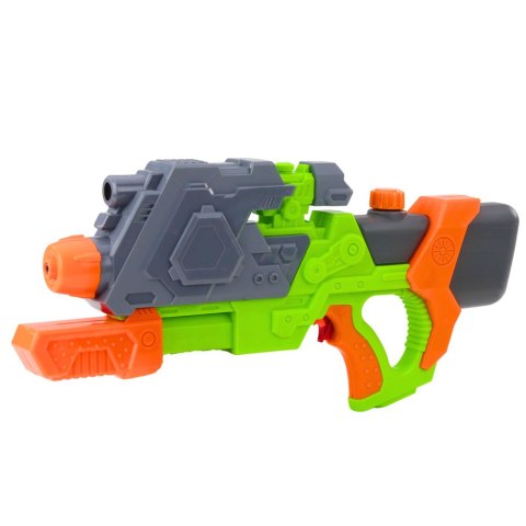 Pistolet Na Wodę Pompowany Mechanicznie Zielono-Pomarańczowy 50 cm