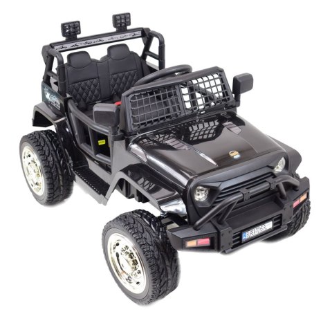 JEEP NA AKUMULATOR "JK OFF ROAD", MIĘKKIE KOŁA, MIĘKKIE SIEDZENIE/LL555