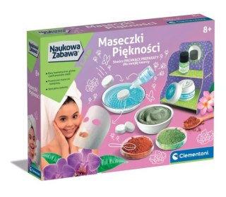 Naukowa Zabawa Zestaw DIY Maseczki Piękności Język Polski Clementoni 50901