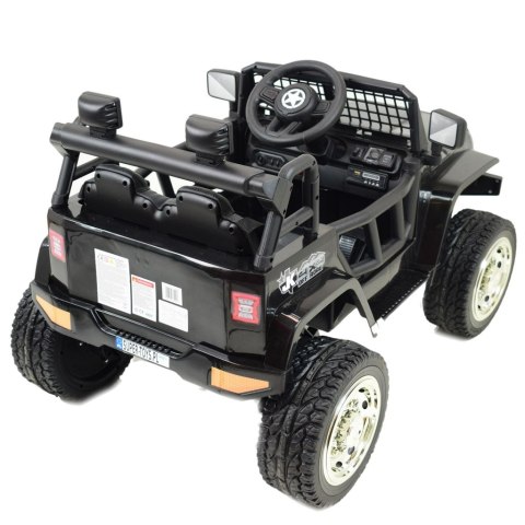 JEEP NA AKUMULATOR "JK OFF ROAD", MIĘKKIE KOŁA, MIĘKKIE SIEDZENIE/LL555