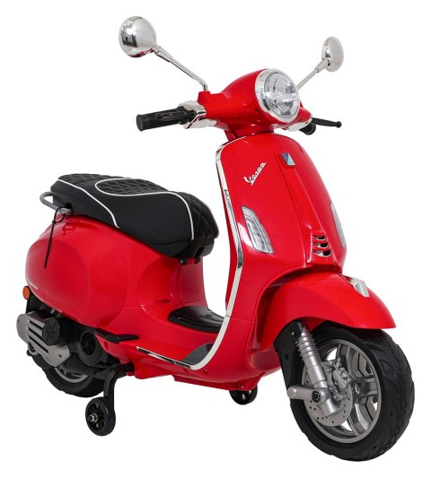 Pojazd Skuter Vespa ROMA Czerwony