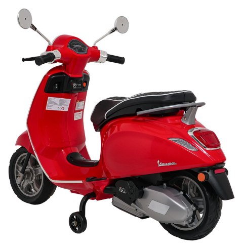 Pojazd Skuter Vespa ROMA Czerwony