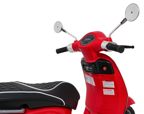 Pojazd Skuter Vespa ROMA Czerwony