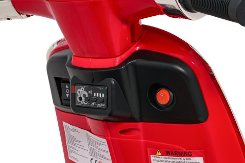 Pojazd Skuter Vespa ROMA Czerwony