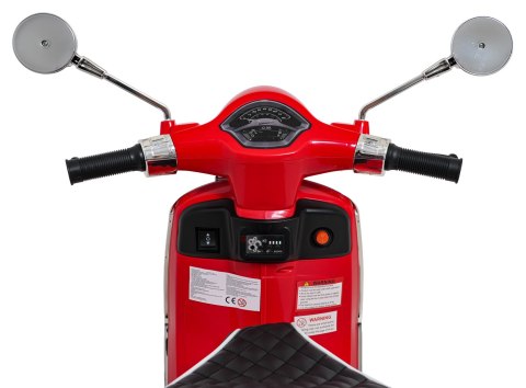 Pojazd Skuter Vespa ROMA Czerwony