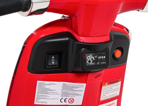 Pojazd Skuter Vespa ROMA Czerwony