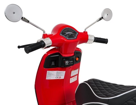 Pojazd Skuter Vespa ROMA Czerwony